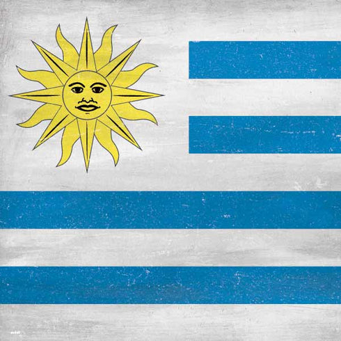 Uraguay Flag Distressed MacBook Skins
